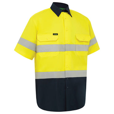 Hi Vis Lightweight Short Sleeve Taped Shirt - 2 Colour Options in Various Sizes