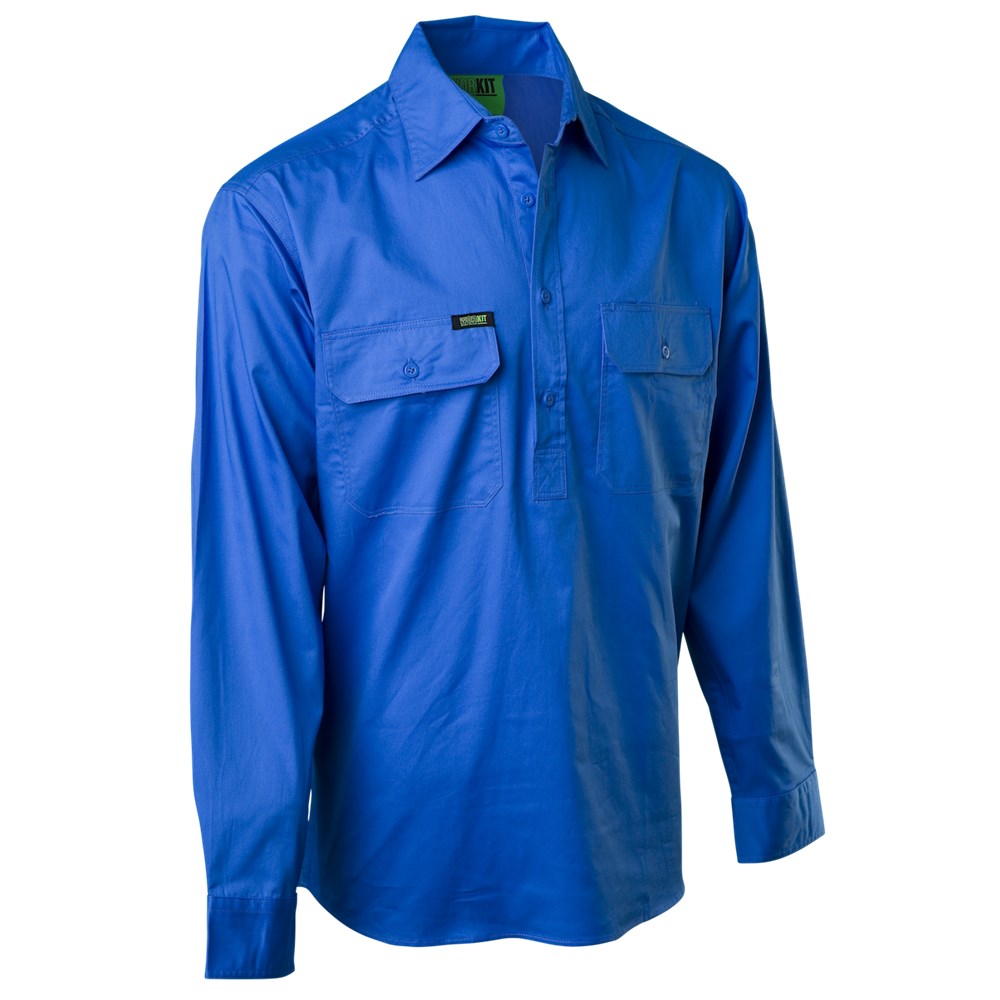 Flinders Lightweight Half Closed Country Shirt- 3 Colour Options in Various Sizes
