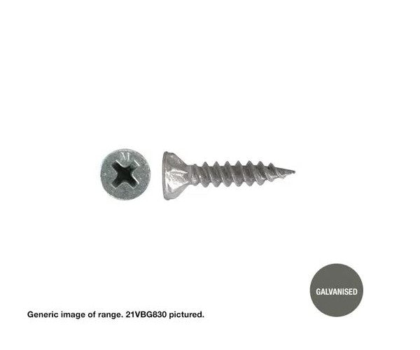 Macsim Countersunk Self Embedding Villaboard Screws - Box of 1000 - Various Sizes & Finishes