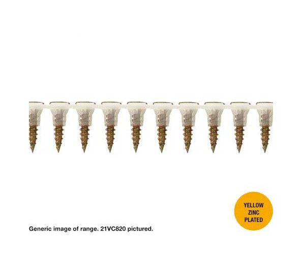 Macsim Collated Countersunk Villaboard Screws - Box of 1000 - Various Sizes & Finishes