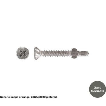 Macsim COLLATED Self Drilling Wing-Tip Phillips Drive Galvanised decking screws - 8g x length x box quantity