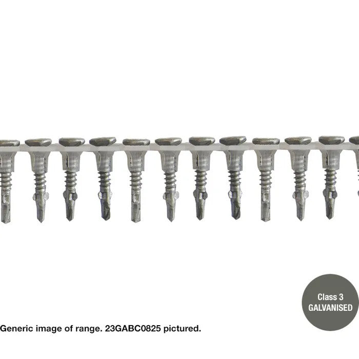 Macsim COLLATED Self Drilling Wing-Tip Decking Screws (Phillips Drive) Galvanised - Various Sizes & Quantities