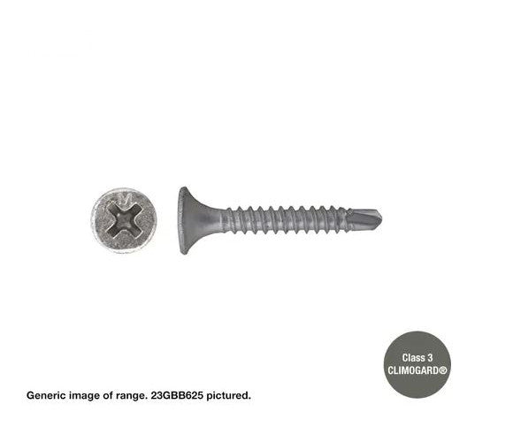 Macsim Bugle Head Self Drilling Screws (Phillip Drive) Galvanised - Box of 1000 - Various Sizes