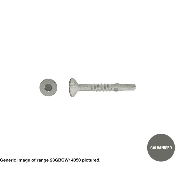 Macsim Self-Drilling WINGED Batten Screw (Hex Drive) Galvanised - Available in Various Sizes and Quantities