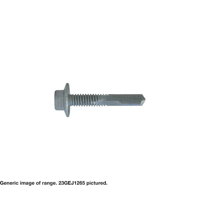 Macsim Hex Washer Face Self Drilling EXTENDED POINT Screws Galvanised - Various Sizes and Quantities with Neoprene Washer Option