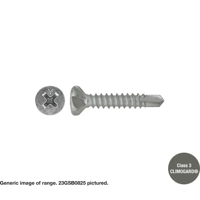 Macsim Countersunk Fibre Cement Self Drilling Screws Galvanised - Various Sizes and Quantities