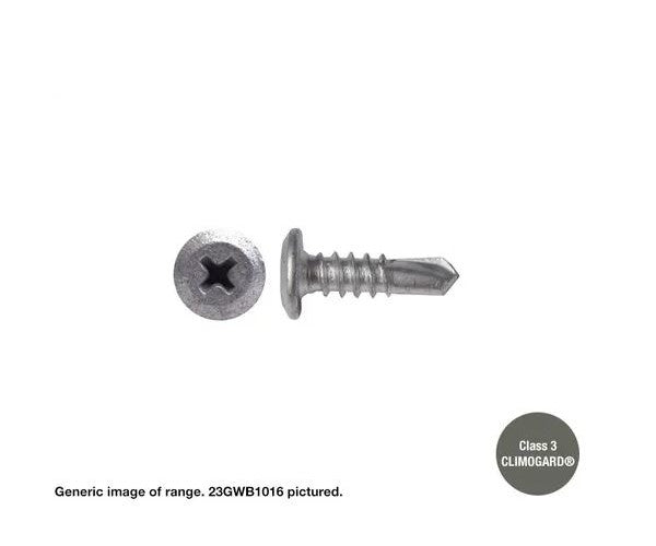 Macsim Wafer Head Self Drilling Screws (Phillips Drive) Galvanised - Various Sizes and Quantities
