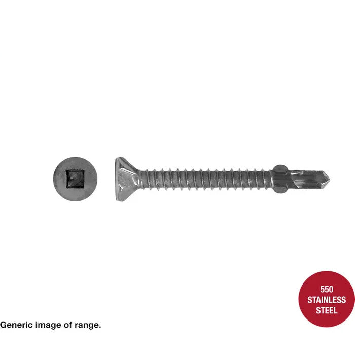 Prolnx Self Drilling Wing Tip Square Drive Screws Box of 1000 - Various Sizes & Materials