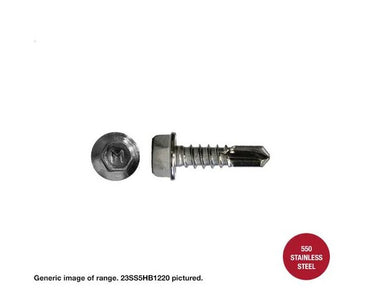 Multipurpose Self Drilling HEX Head Screw 550 Stainless Steel