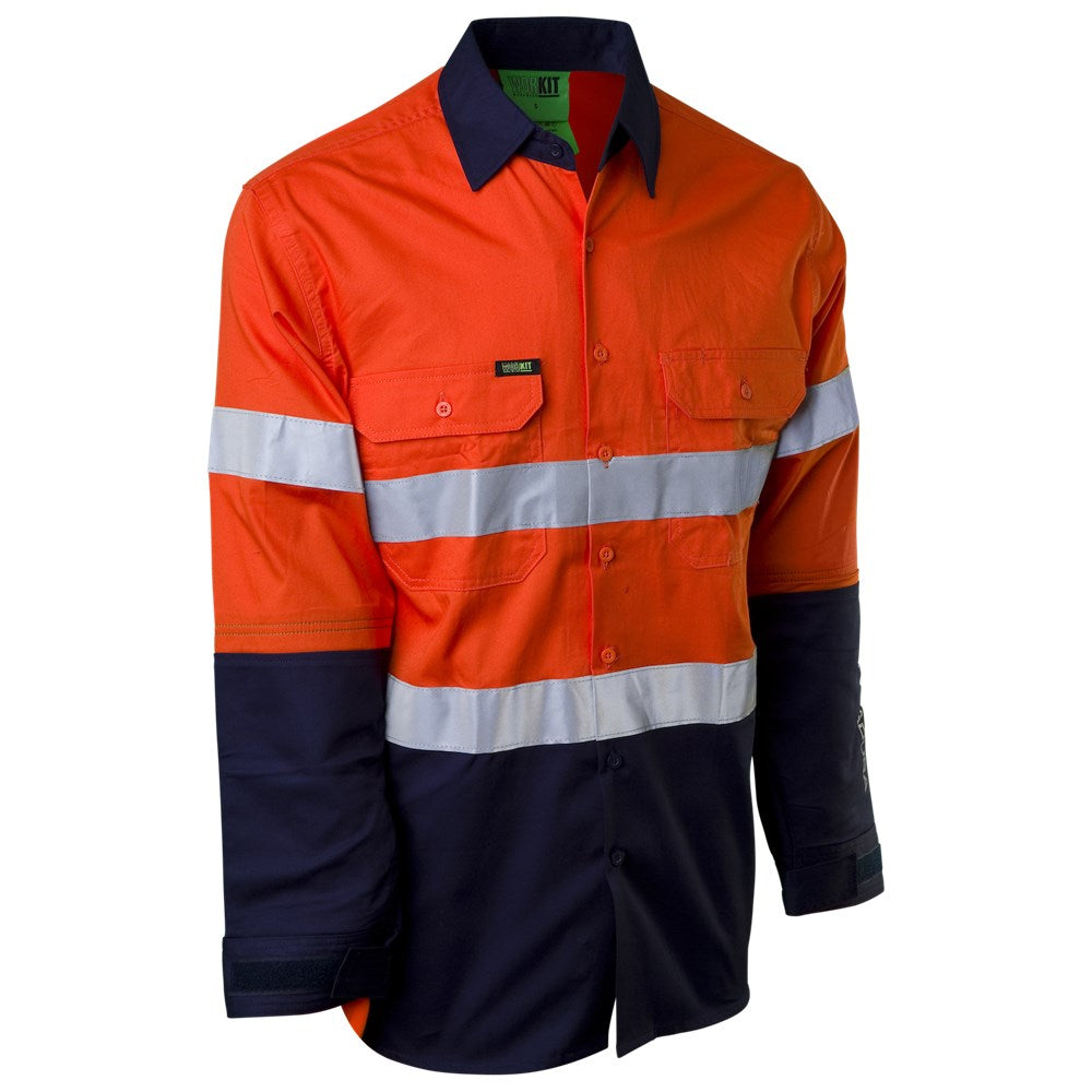 Hi Vis Armadura Cut Protection Long Sleeve Taped Shirt - 2 Colour Options in Various Sizes