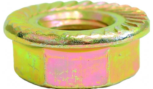 Serrated Hex Flange ZINC Nut