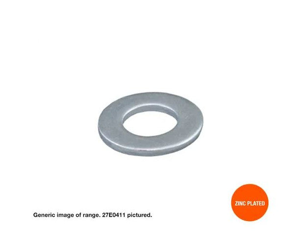 Engineering Washers Zinc in Various Imperial Sizes - Box of 100