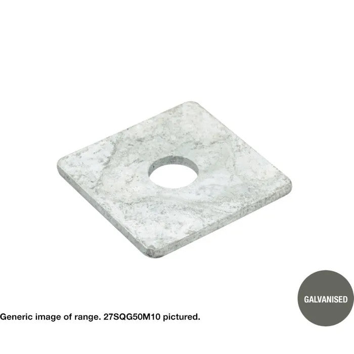 Square Washer Various Sizes, Material Options and Box Quantities