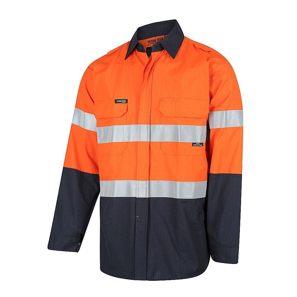 FLAREX PPE1 FR Inherent 155gsm Lightweight Taped Shirt - 3 Colour Options in Various Sizes