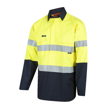 FLAREX PPE1 FR Inherent Closed Front NENS09 155gsm Lightweight Taped Shirt - 2 Colour Options in Various Sizes