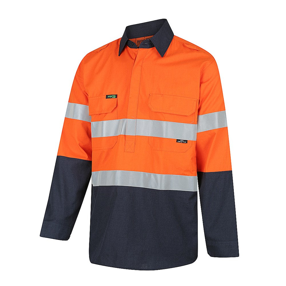 FLAREX PPE1 FR Inherent Closed Front NENS09 155gsm Lightweight Taped Shirt - 2 Colour Options in Various Sizes