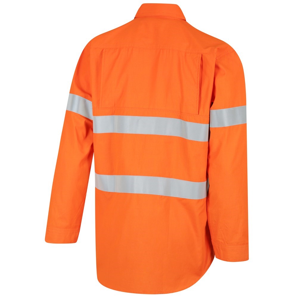 FLAREX PPE2 FR Inherent 215gsm Vented Orange Taped Shirt - Various Sizes