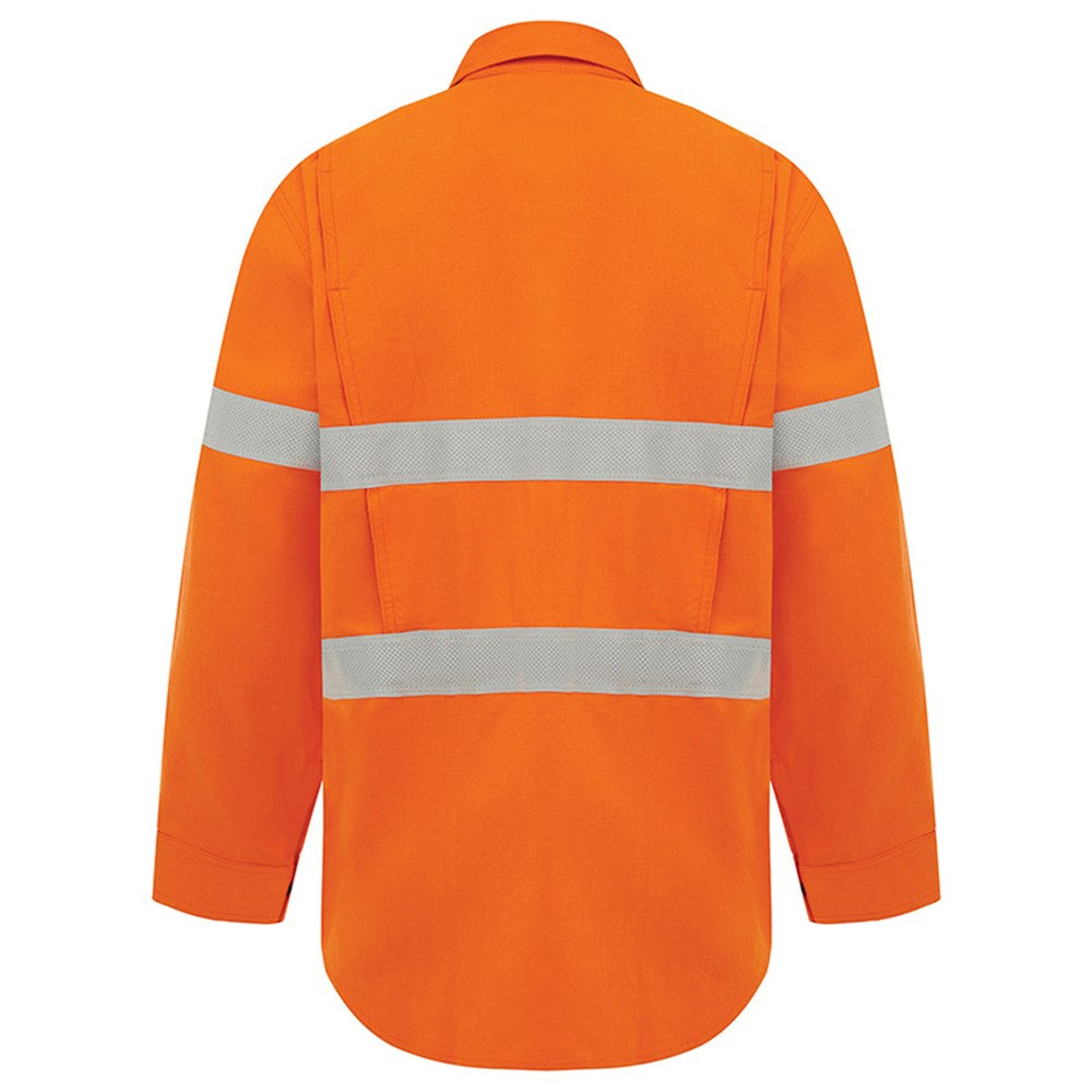 FLAREX RIPSTOP PPE2 FR Inherent 197gsm Taped Orange Shirt - Various Sizes