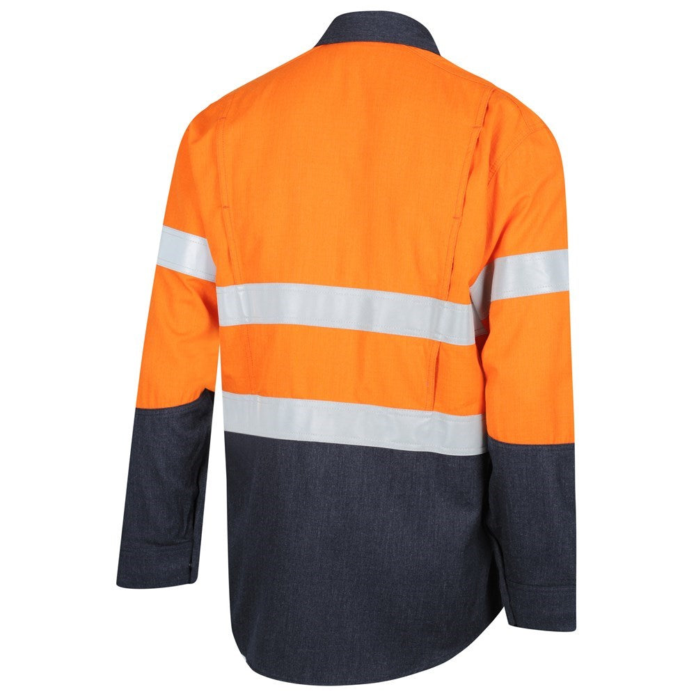 FLAREX RIPSTOP PPE2 FR Inherent 197gsm Taped Shirt - 2 Colour Options in Various Sizes