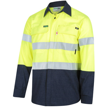 FLAREX RIPSTOP PPE2 FR Inherent 197gsm Taped Shirt - 2 Colour Options in Various Sizes