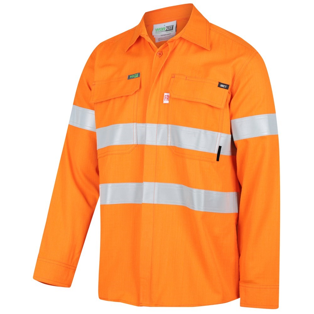 FLAREX RipStop PPE1 Flame Resistant Inherent 155gsm Lightweight Taped Shirt - 3 Colour Options in Various Sizes