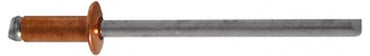 Copper Dome Head Rivets - max grip x diameter x box quantity