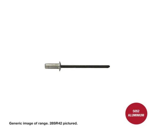 All Aluminium Steel Sealed Countersunk Head Rivets 4.8mm x 9.6mm - Box of 500