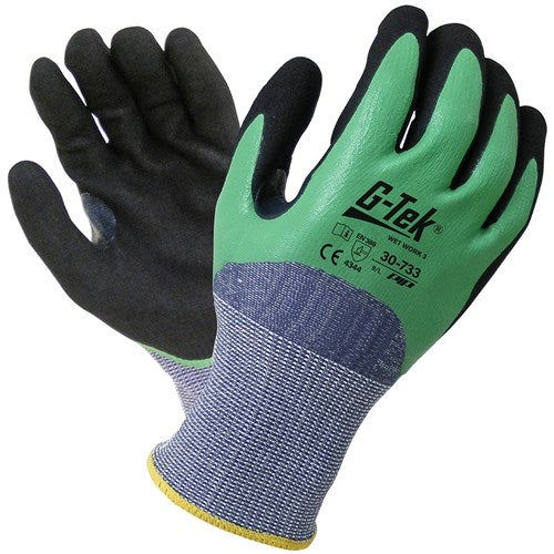 G-Tek Wetwork Cut 3 Gloves - 1, 6 or 12 Pairs in 5 Size Options