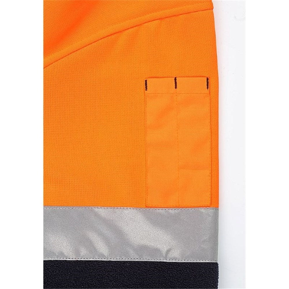 Hi Vis 2 Tone Zip Through Taped Fleece Jumper - 2 Colour Options in Various Sizes
