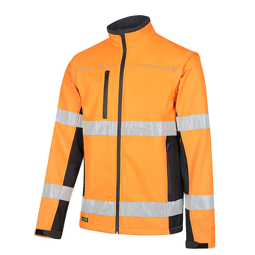 Hi Vis Taped 2 in 1 Soft Shell Biomotion Rain Jacket - 2 Colour Options in Various Sizes