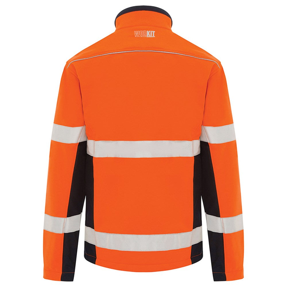 Hi Vis Taped Biomotion Soft Shell Jacket - 2 Colour Options in Various Sizes