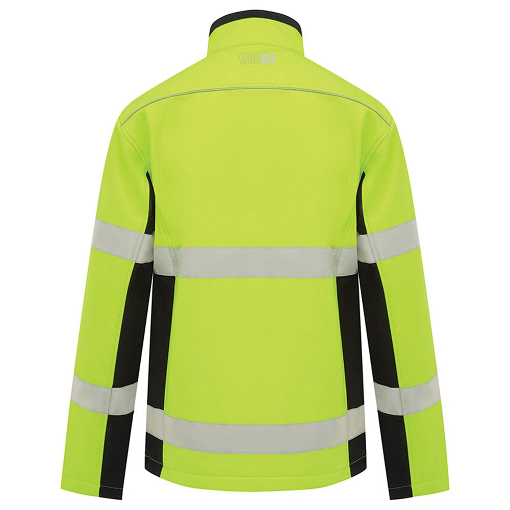 Hi Vis Taped Biomotion Soft Shell Jacket - 2 Colour Options in Various Sizes
