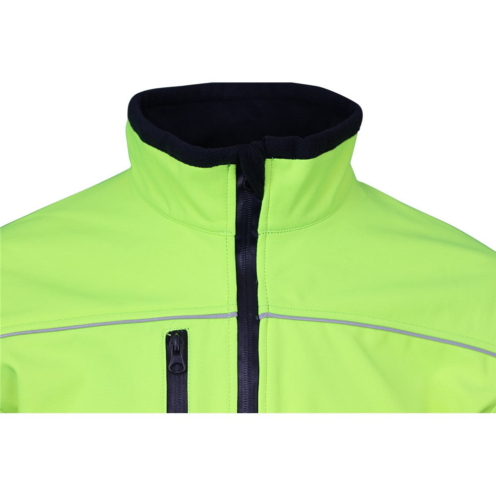 Hi Vis Taped Biomotion Soft Shell Jacket - 2 Colour Options in Various Sizes