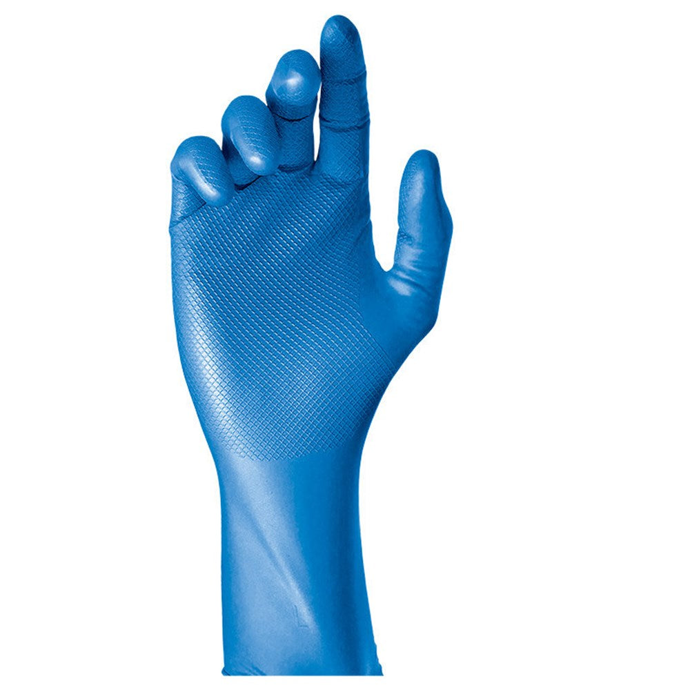 Grippaz Jan San Food 6Mil 30cm Extended Use Gloves - 50 Pieces in 6 Size Options