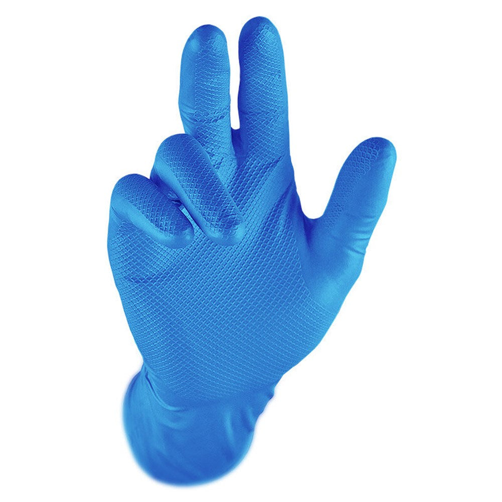 Grippaz Jan San Food 6Mil 30cm Extended Use Gloves - 50 Pieces in 6 Size Options