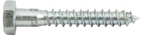 Macsim Hex Head Coach Screws Zinc Plated - Various Sizes and Quantities