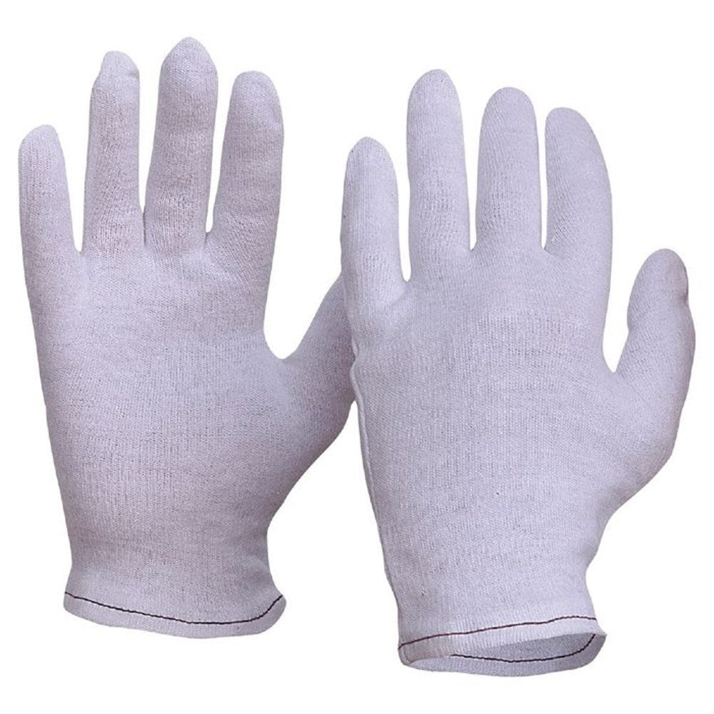 Pro Choice Interlock Poly/Cotton Liner Hemmed Cuff Gloves - 12 Pairs in 2 Size Options