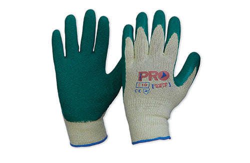 Prochoice 342DG Latex Dipped Poly Cotton Glove