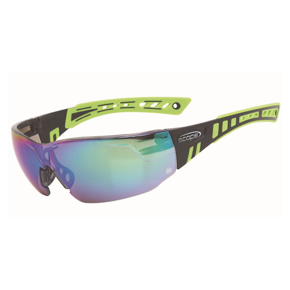 Scope Speed Safety Glasses - 10 Pairs in 8 Lens Colour Options and 5 Frame Colours