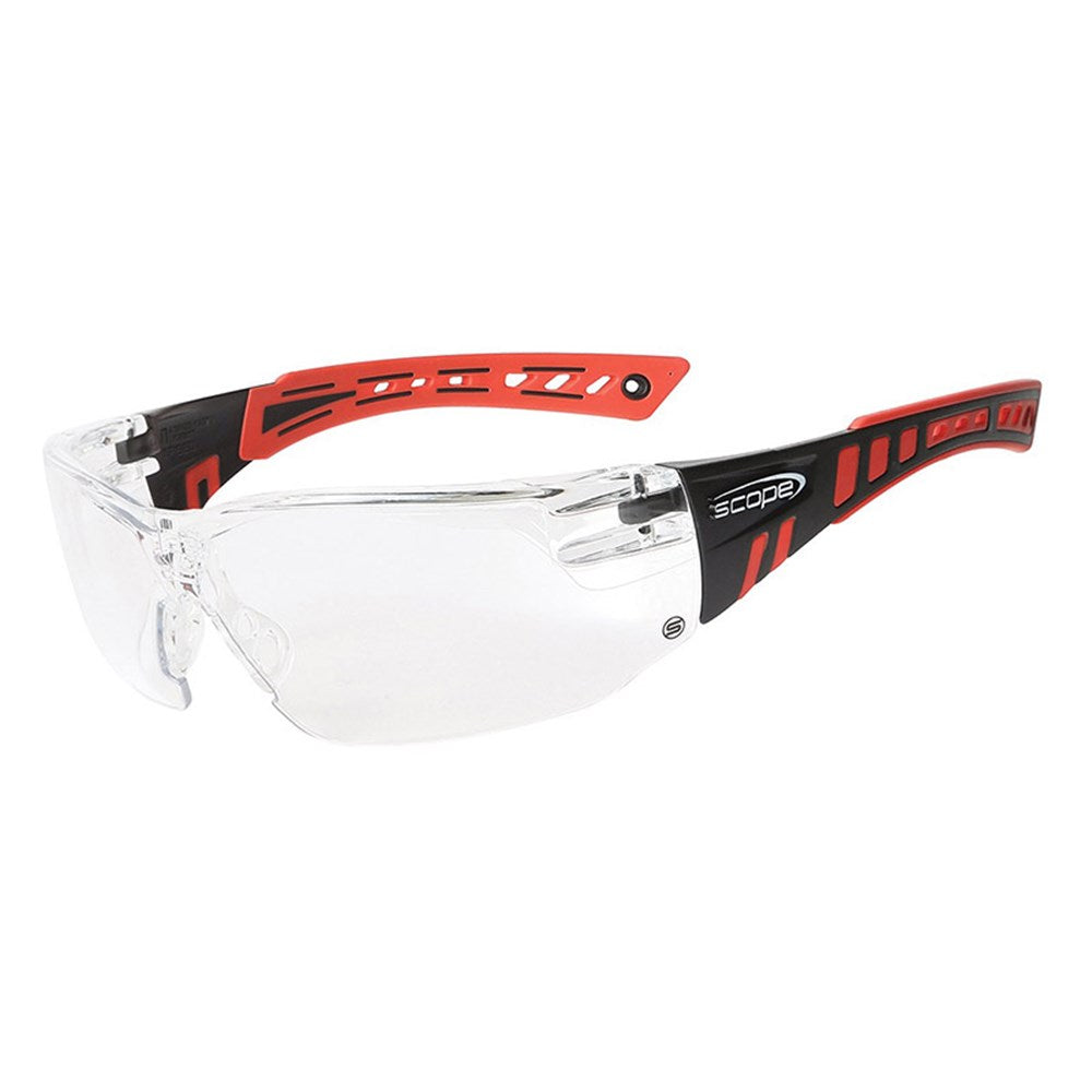 Scope Speed Safety Glasses - 10 Pairs in 8 Lens Colour Options and 5 Frame Colours