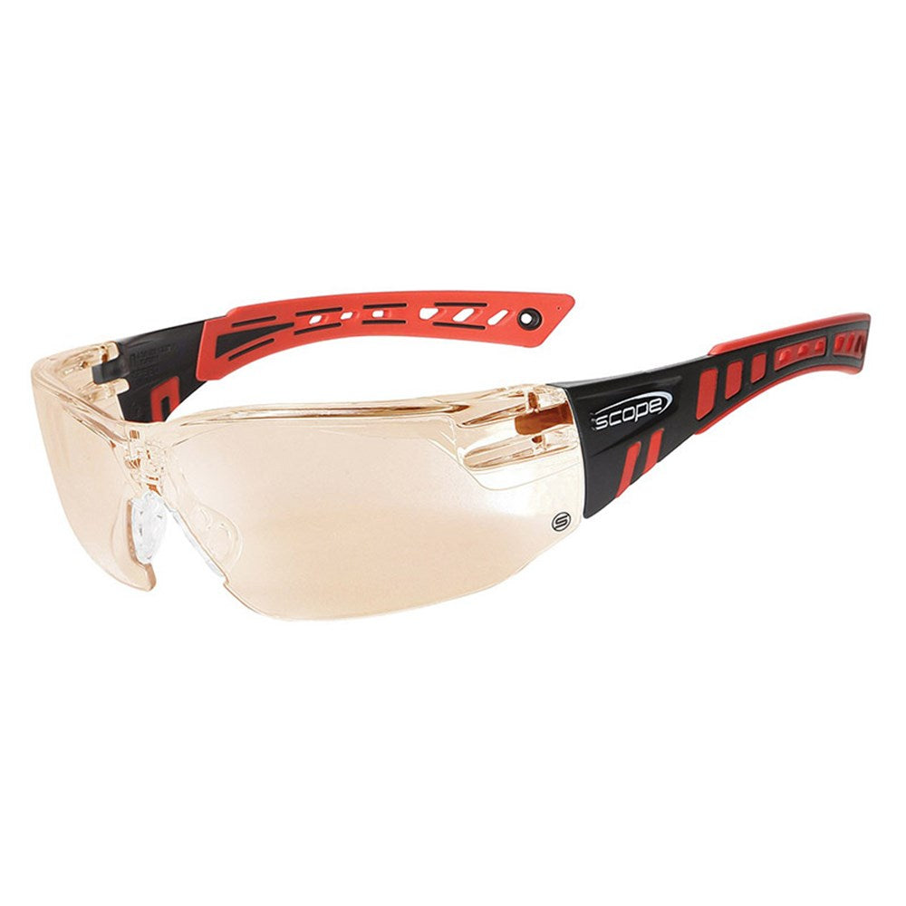 Scope Speed Safety Glasses - 10 Pairs in 8 Lens Colour Options and 5 Frame Colours