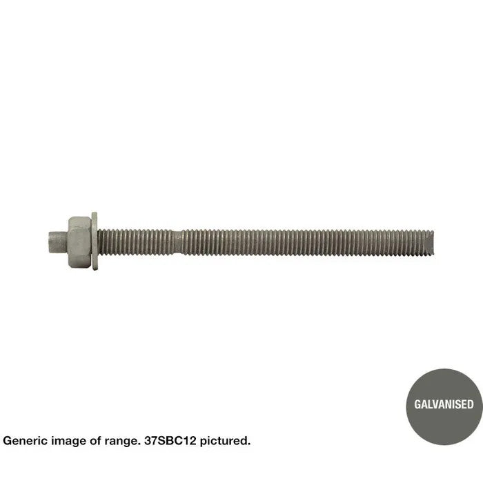 Macsim Chemical Anchor Galvanised Stud Bolts (External Hex Drive) – Various Sizes & Quantities