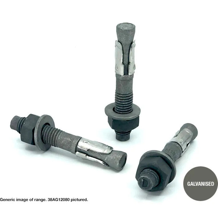 Macsim Hex Head Wedge Anchor Galvanised ETA APPROVED - Various Sizes and Quantities