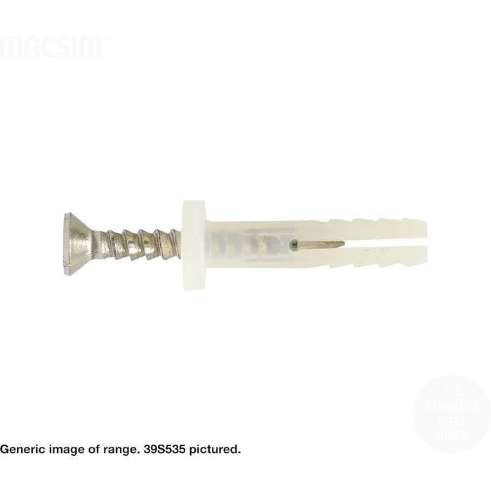 Bettadrive Anchors 3 Material Finish Options + Nylon Plug - Box of 100