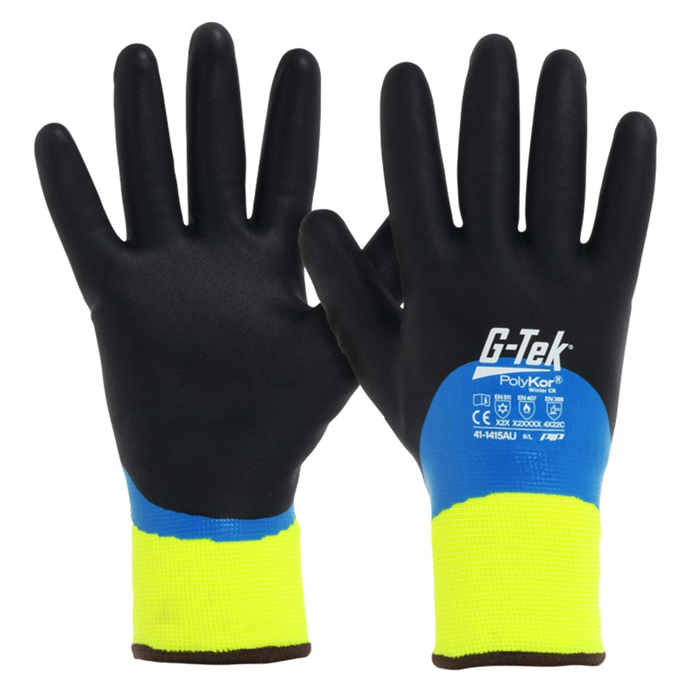 G-Tek Winter Glove Cut C Gloves - 1, 6 or 12 Pairs in 5 Size Options
