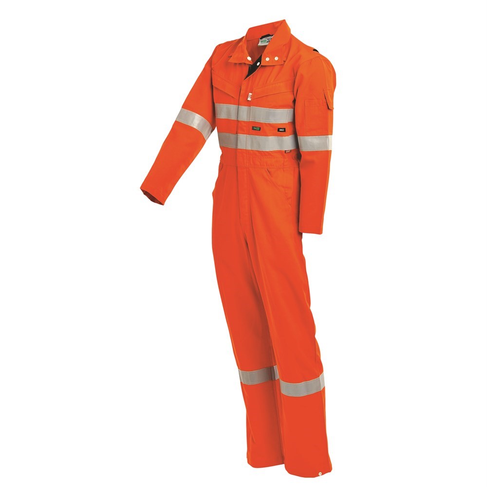 PPE2 FLAREX Flame Resistant Inherent 215gsm Vented Taped Coverall - 3 Colour Options in Various Sizes