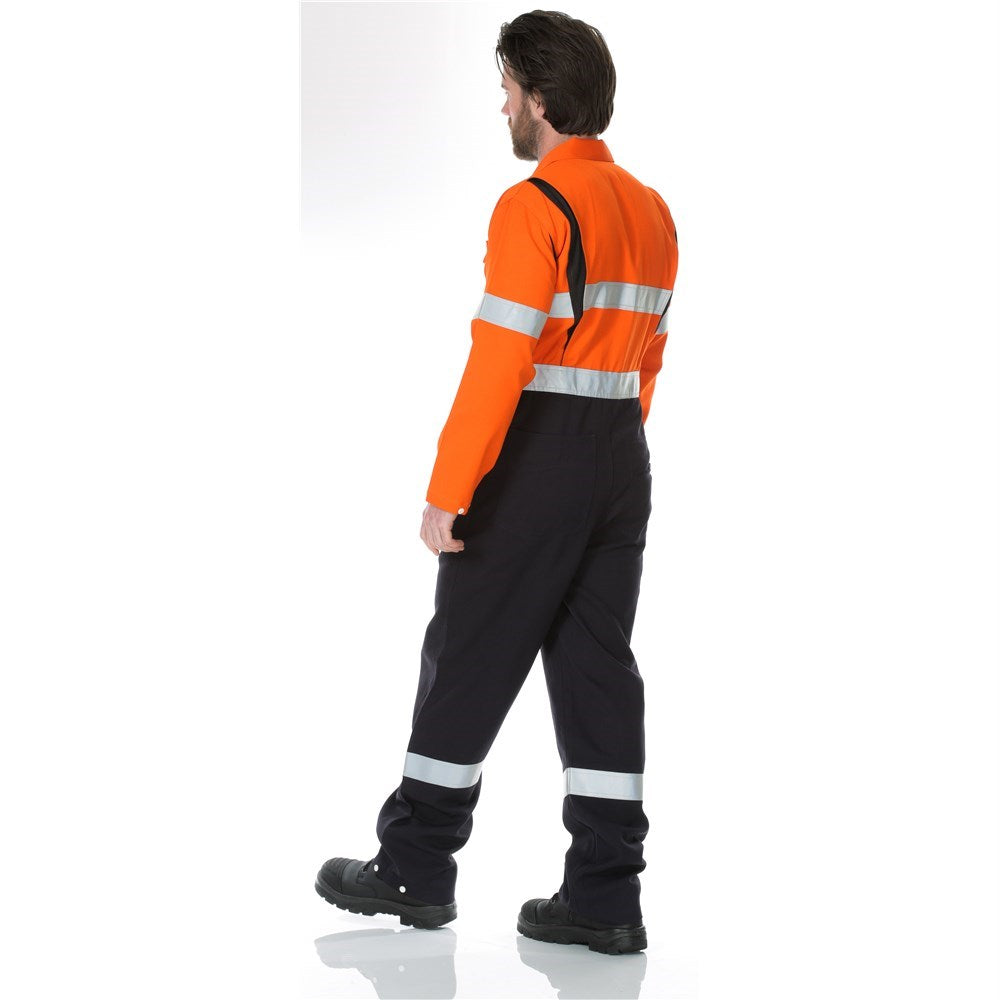 PPE2 FLAREX Flame Resistant Inherent 215gsm Vented Taped Coverall - 3 Colour Options in Various Sizes