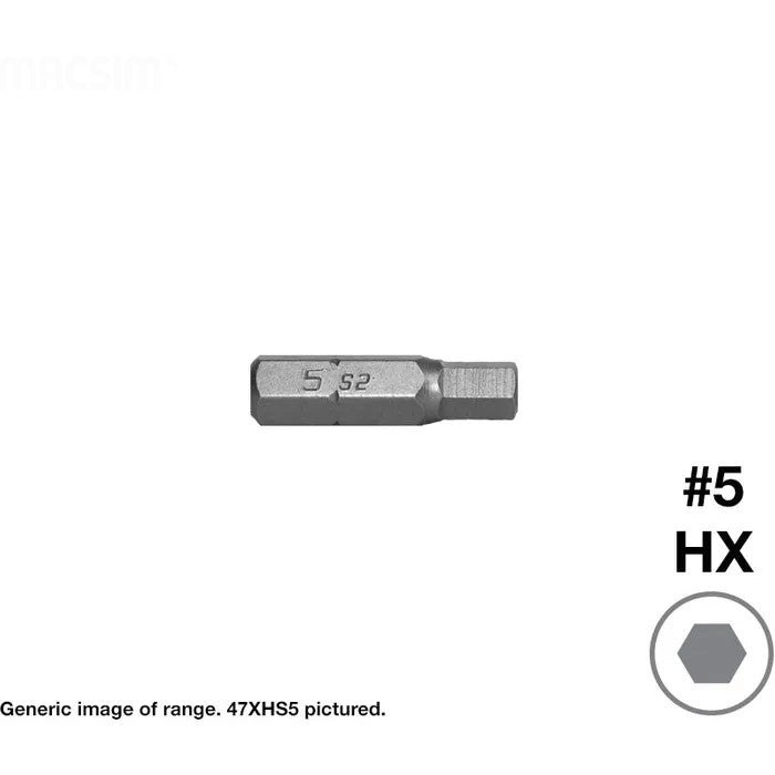 Hex Insert Screwdriver Bits - Various Sizes and Quantities