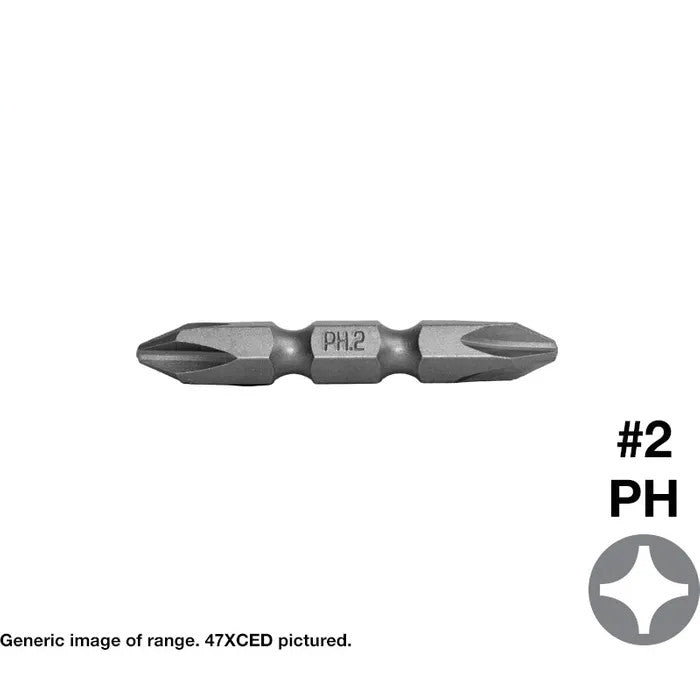 Phillips Drive Screwdriver Insert Bits - Various Sizes and Pack Quantities