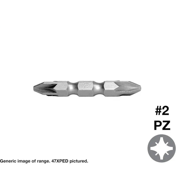 Pozi Drive Insert Bits in Various # Sizes - Pack of 10